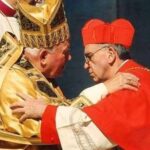 São João Paulo II e o Cardeal Jorge Mario Bergoglio