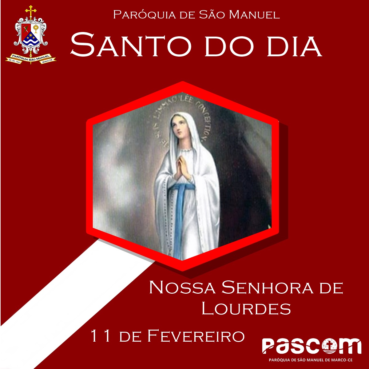 Imagem: Nossa Senhora de Lourdes