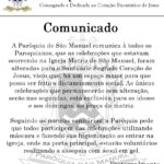 Comunicado Oficial da Paróquia de São Manuel.