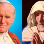 São João Paulo II e a Virgem Maria. Créditos: ACI Digital