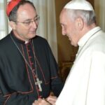 Cardeal Sérgio da Rocha com Papa Francisco. Créditos: CNBB