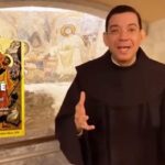 Frei Bruno anuncia o livro de São José. Créditos: CNBB