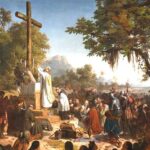 Primeira Missa no Brasil, quadro de Victor Meirelles / Imagem: Domínio público