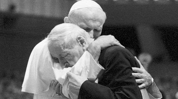 Cardeal Wyszynski e Papa João Paulo II. Foto: L´Osservatore Romano