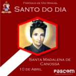 Santa Madalena de Canossa. Créditos: Paróquia de São Manuel