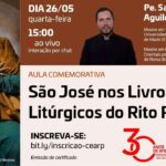 Cartaz do evento. Foto: Divulgação. (Imagem: São José Orante. Pintura de Raúl Berzosa)