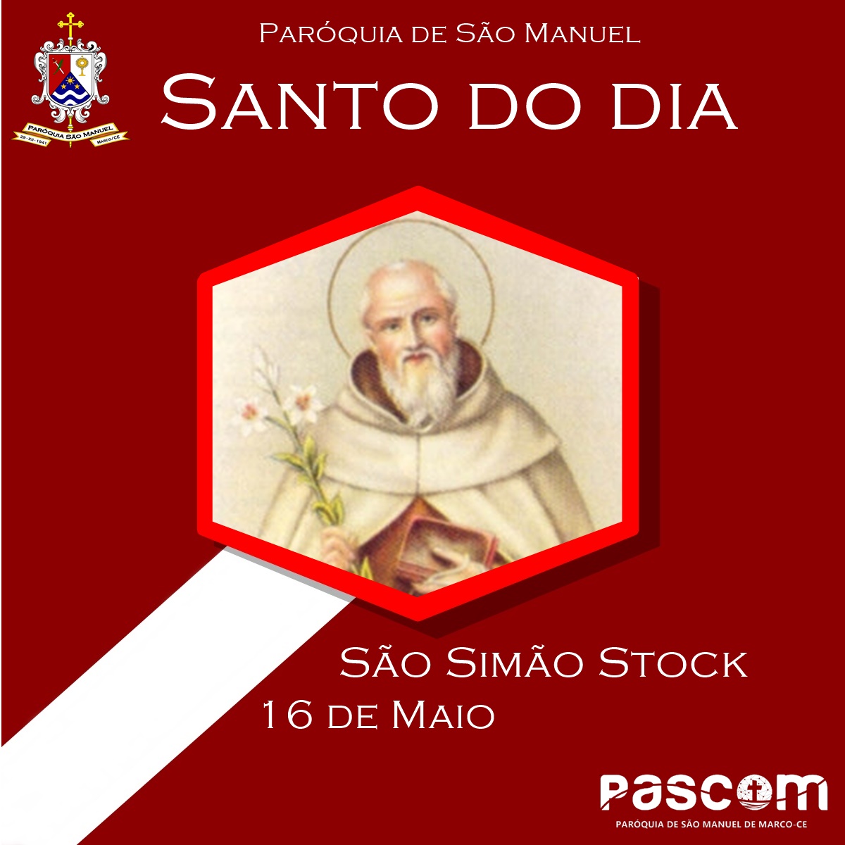 São Simão Stock. Créditos: Paróquia de São Manuel