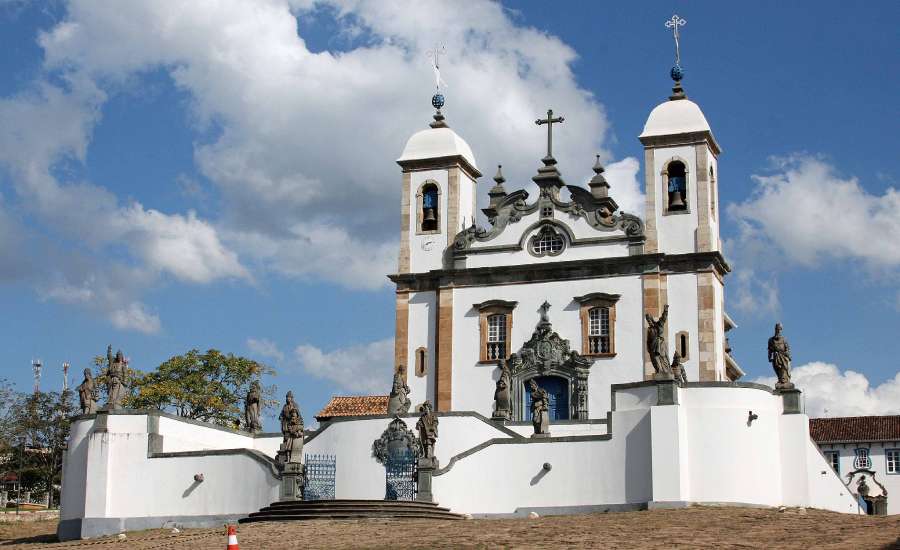 Santuário do Bom Jesus de Matosinhos, em Congonhas (MG) / Foto: Wikimedia