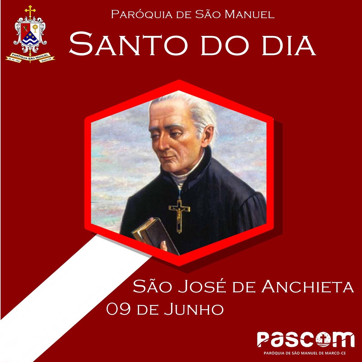 São José de Anchieta. Créditos: Paróquia de São Manuel