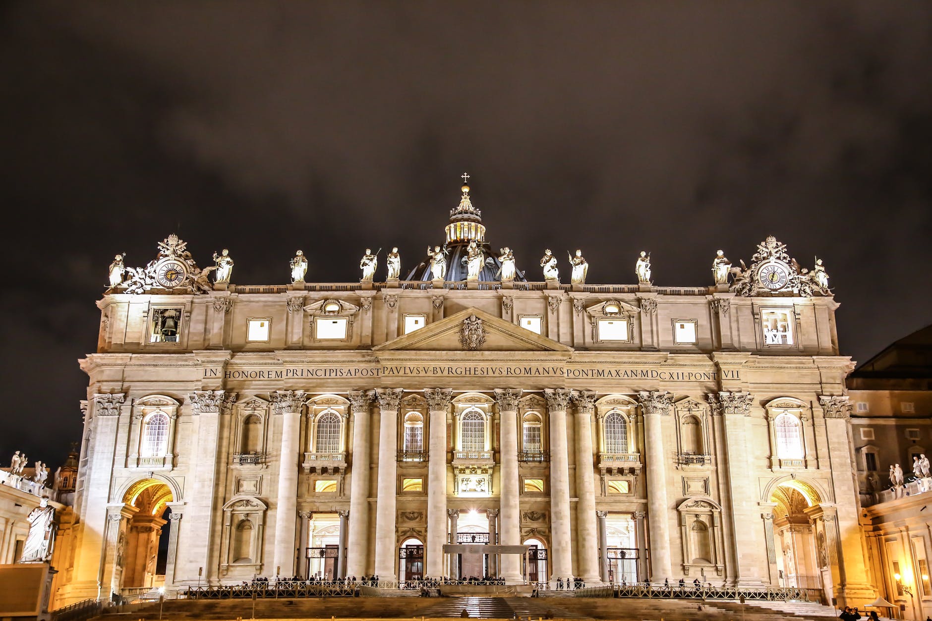 Basílica de São Pedro, Vaticano. Créditos: Pexels