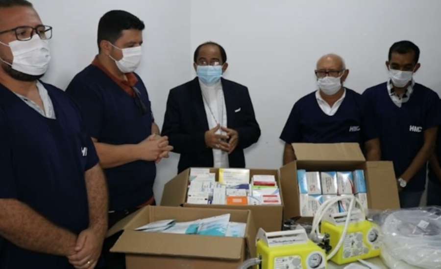 Doação de respiradores e medicamentos do papa Francisco para diocese de Carolina (MA) / Foto: Regional Nordeste 5 da CNBB