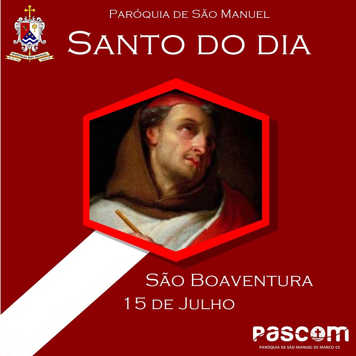 São Boaventura. Créditos: Paróquia de São Manuel