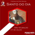 São Vilibaldo. Créditos: Paróquia de São Manuel