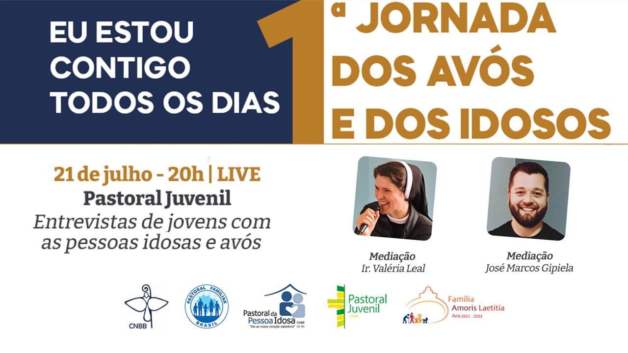 Programação da 1° Jornada dos Avós e dos Idosos. Créditos: CNBB