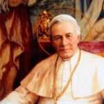 Retrato do papa São pio X do pintor frei Pedro Subercaseaux