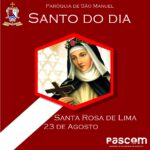 Santa Rosa de Lima. Créditos: Paróquia de São Manuel
