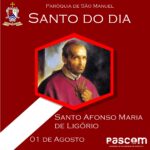 Santo Afonso Maria de Ligório. Créditos: Paróquia de São Manuel