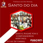 Santo André Kim e companheiros mártires. Créditos: Paróquia de São Manuel
