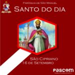 São Cipriano de Cartago. Créditos: Paróquia de São Manuel