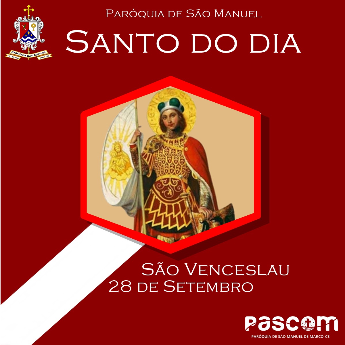 São Venceslau. Créditos: Paróquia de São Manuel