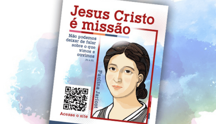 Santinho de Pauline Jaricot para o mês das missões. Créditos: CNBB