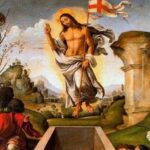 Cristo ressuscitado. Pintura de Rafaellino Del Garbo. Wikipédia / Domínio público