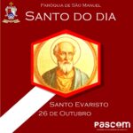 Santo Evaristo. Créditos: Paróquia de São Manuel