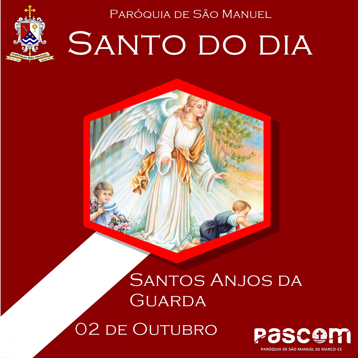 Santos Anjos da Guarda. Créditos: Paróquia de São Manuel