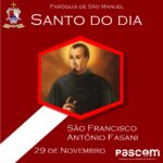 São Francisco Antônio Fasani. Créditos: Paróquia de São Manuel