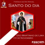 São Martinho de Lima. Créditos: Paróquia de São Manuel