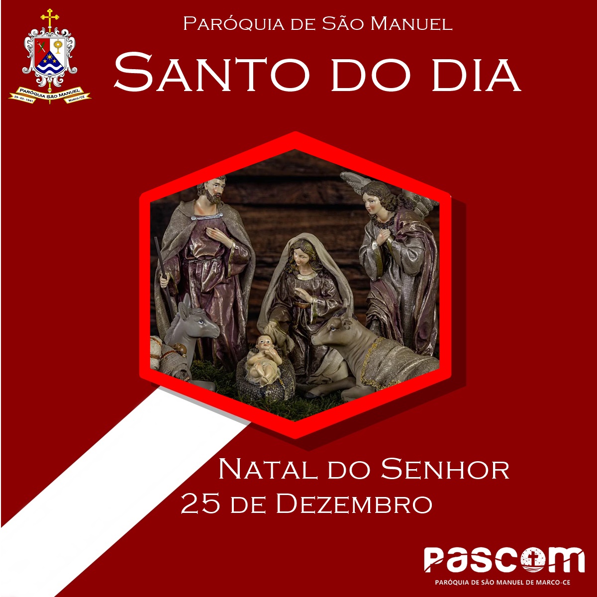 Natal do Senhor. Créditos: Paróquia de São Manuel