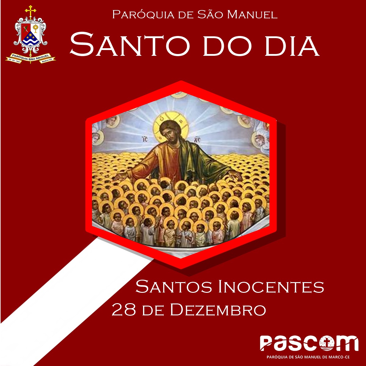 Santos Inocentes. Créditos: Paróquia de São Manuel