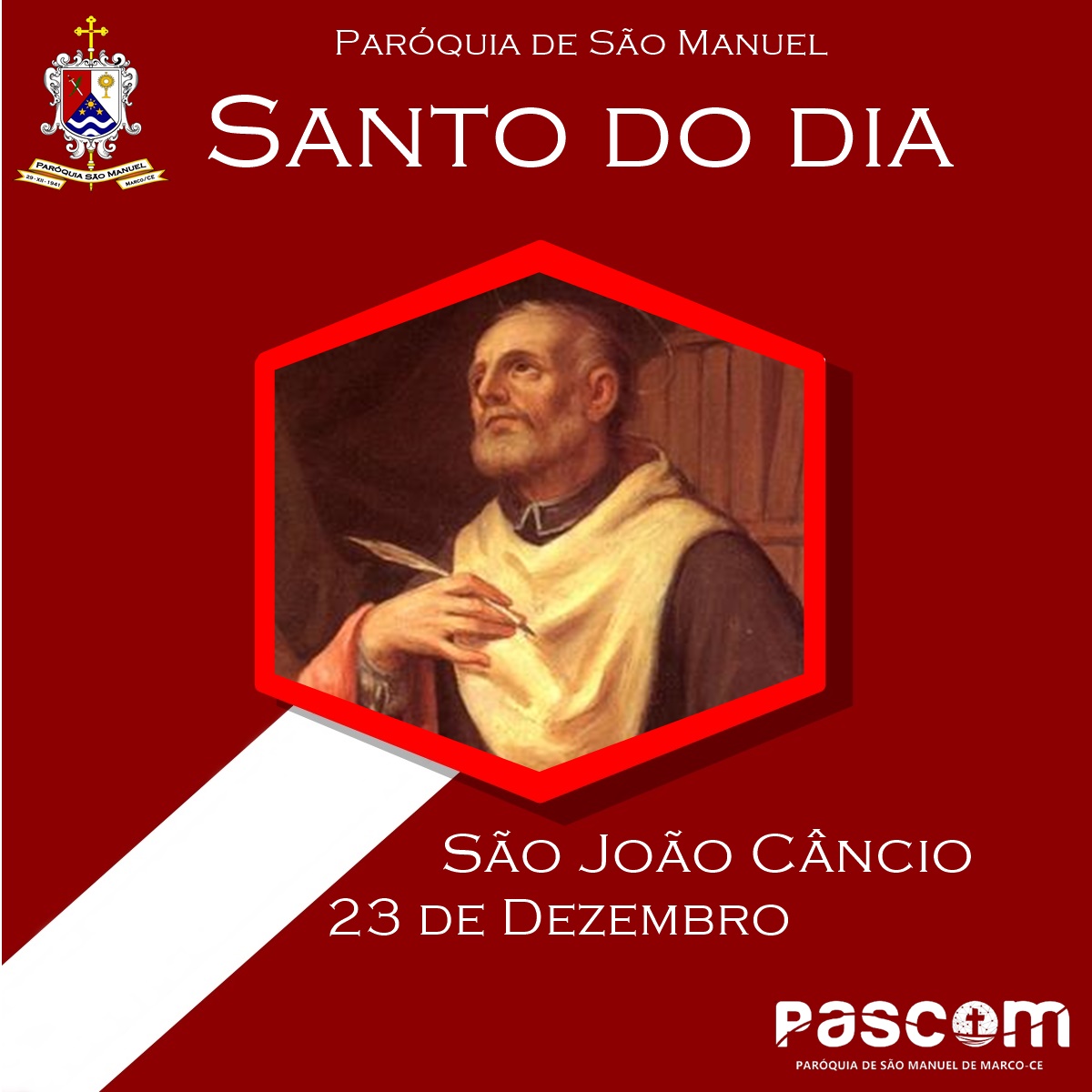 São João Câncio. Créditos: Paróquia de São Manuel