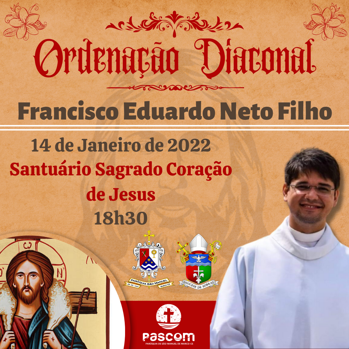 Ordenação Diaconal de Francisco Eduardo.