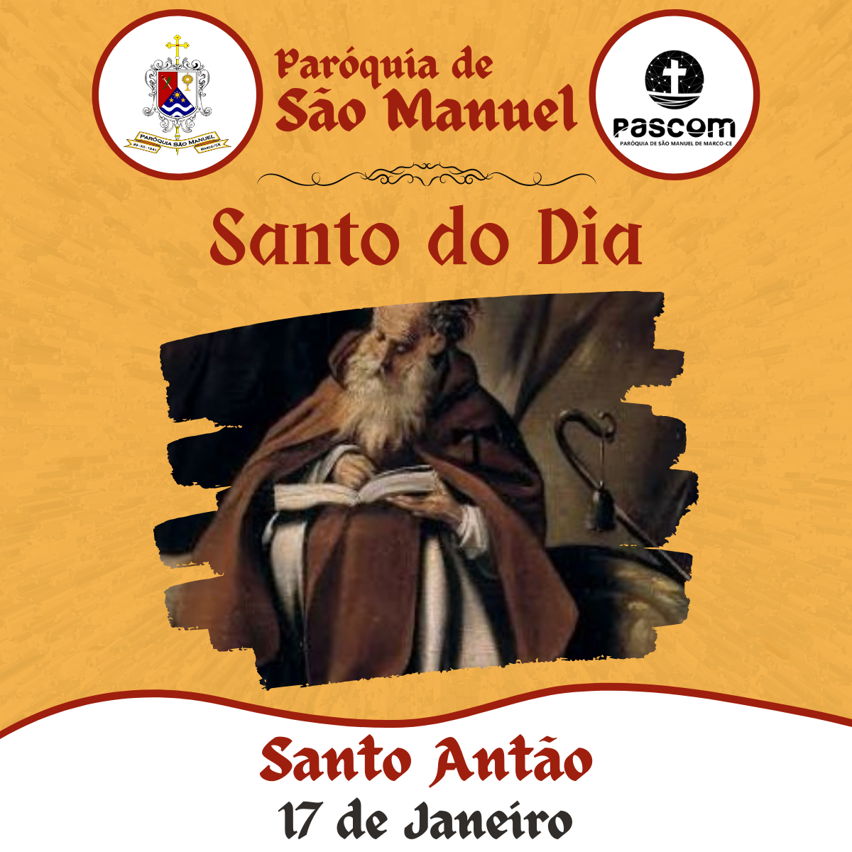 Santo Antão. Créditos: Paróquia de São Manuel