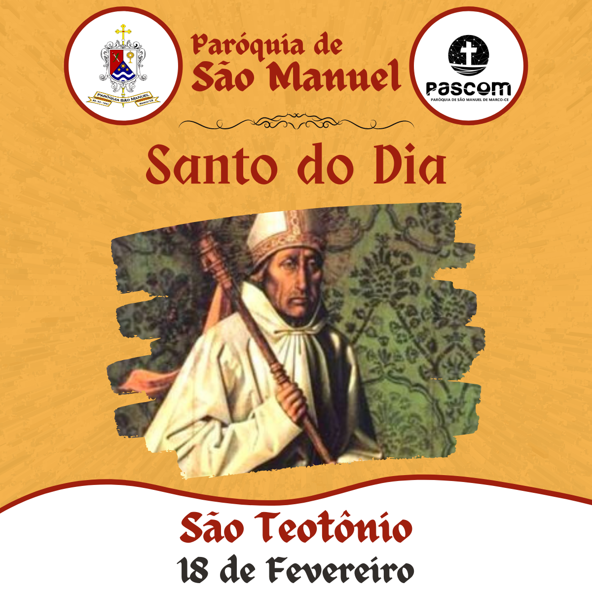 São Teotônio. Créditos: Paróquia de São Manuel