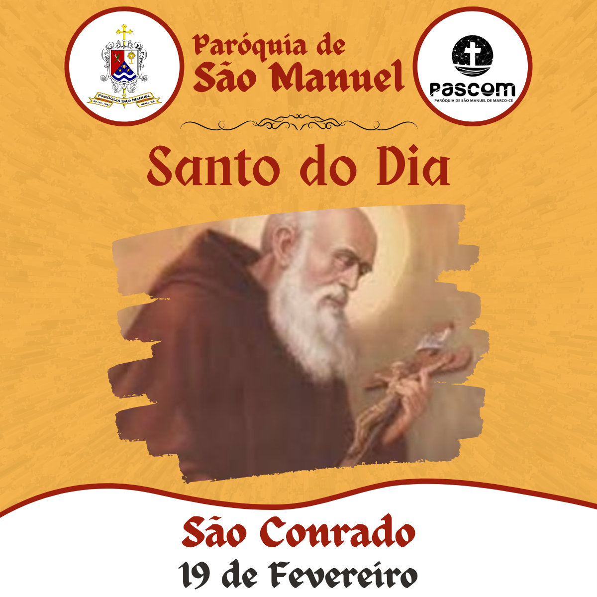 São Conrado. Créditos: Paróquia de São Manuel