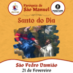 São Pedro Damião. Créditos: Paróquia de São Manuel