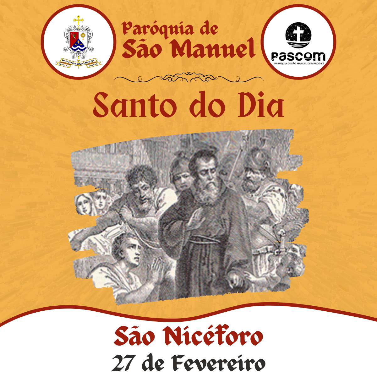 Nicéforo. Créditos: Paróquia de São Manuel