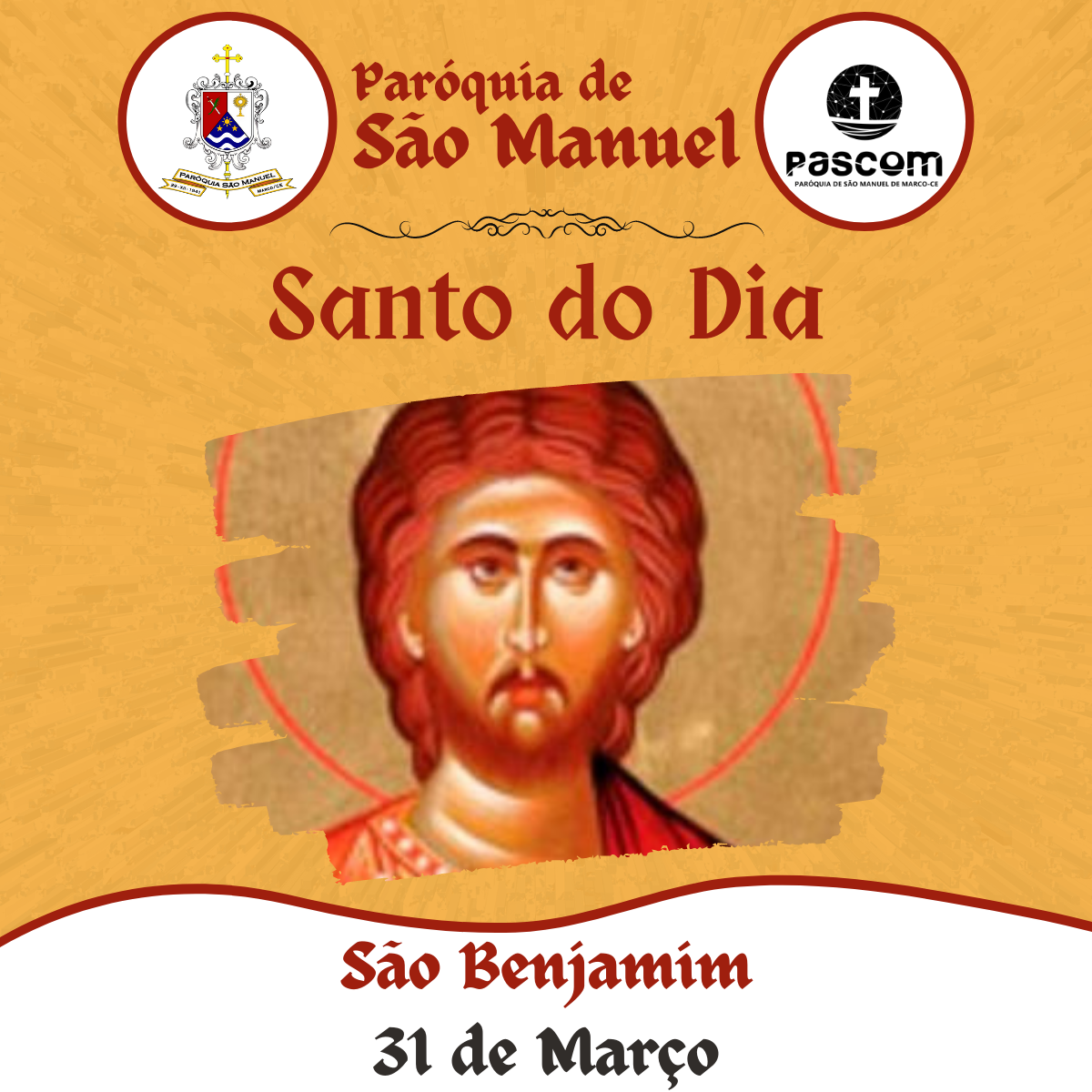 São Benjamim. Créditos: Paróquia de São Manuel