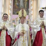 Padre Bruno, Dom Vasconcelos e Padre Eduardo. Créditos: Diocese de Sobral