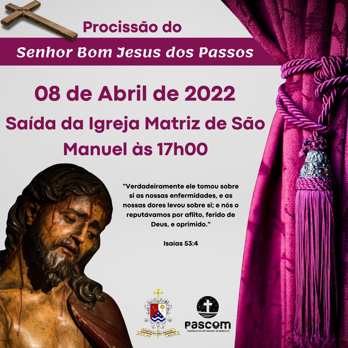 Procissão do Senhor Bom Jesus dos Passos.