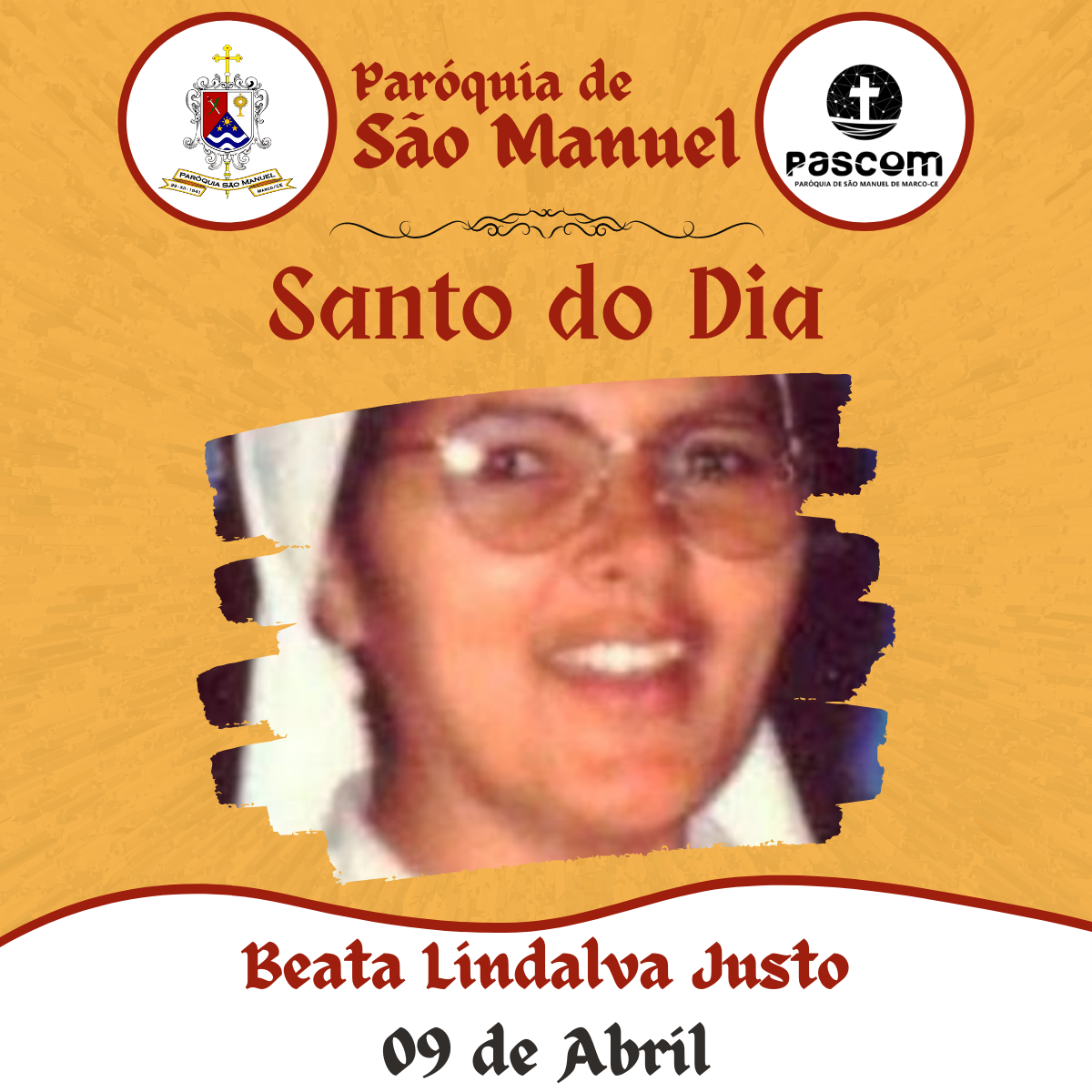 Beata Lindalva Justo. Créditos: Paróquia de São Manuel