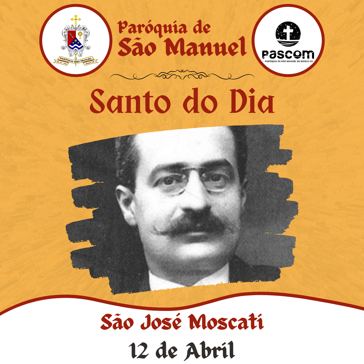 São José Moscati. Créditos: Paróquia de São Manuel