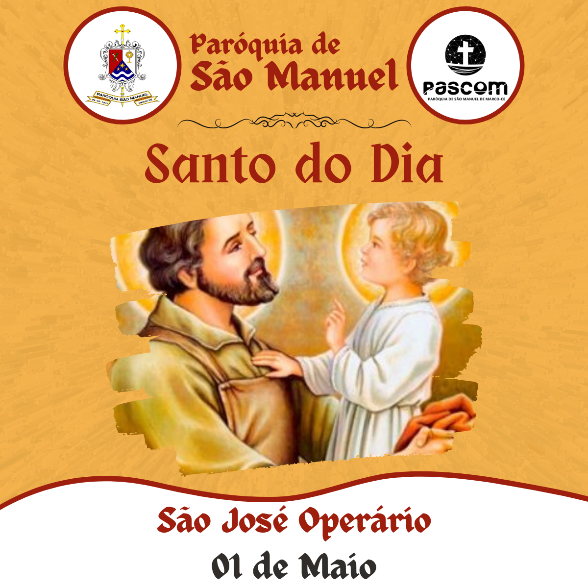 São José Operário. Créditos: Paróquia de São Manuel