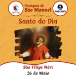 São Filipe Néri. Créditos: Paróquia de São Manuel