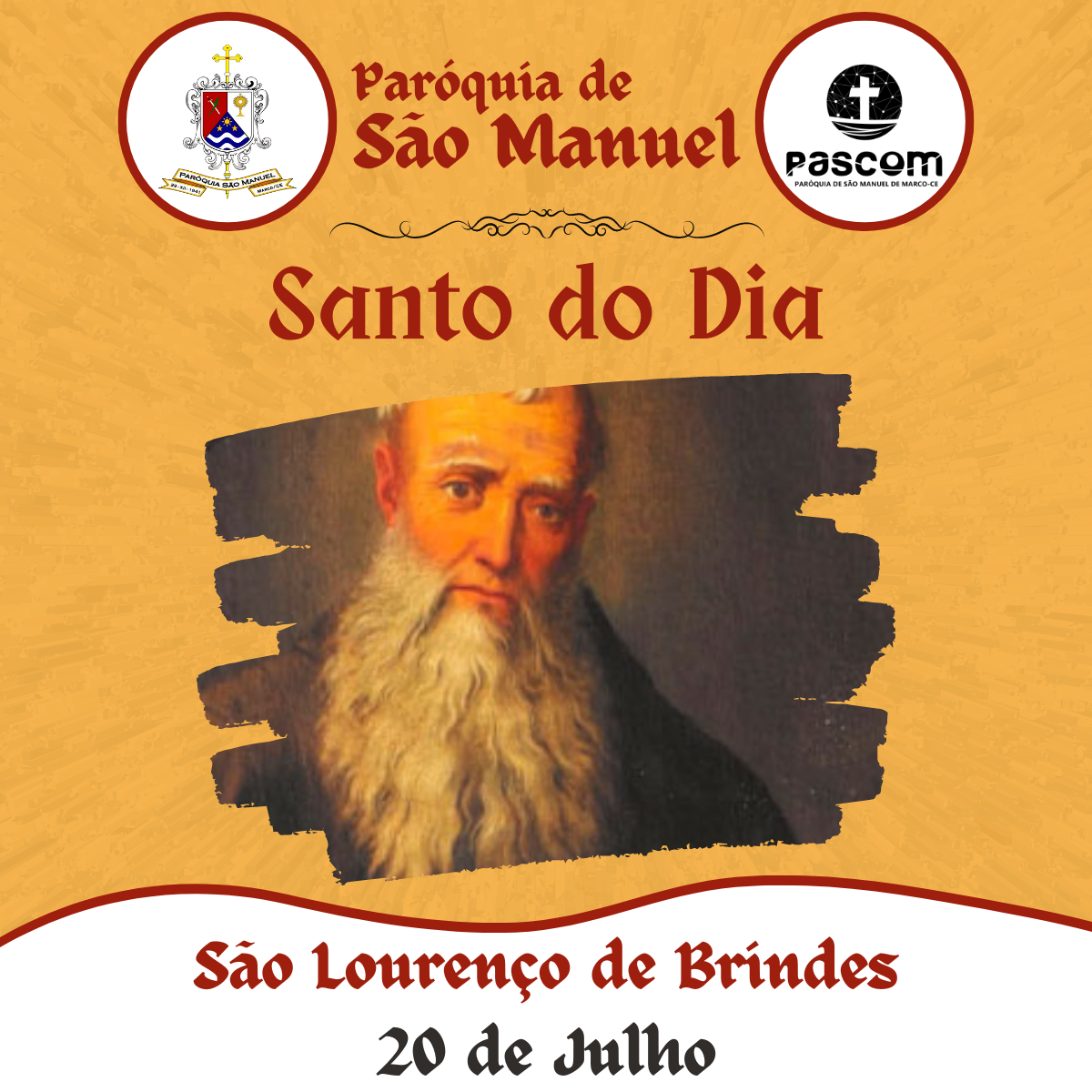 São Lourenço de Brindes. Créditos: Paróquia de São Manuel