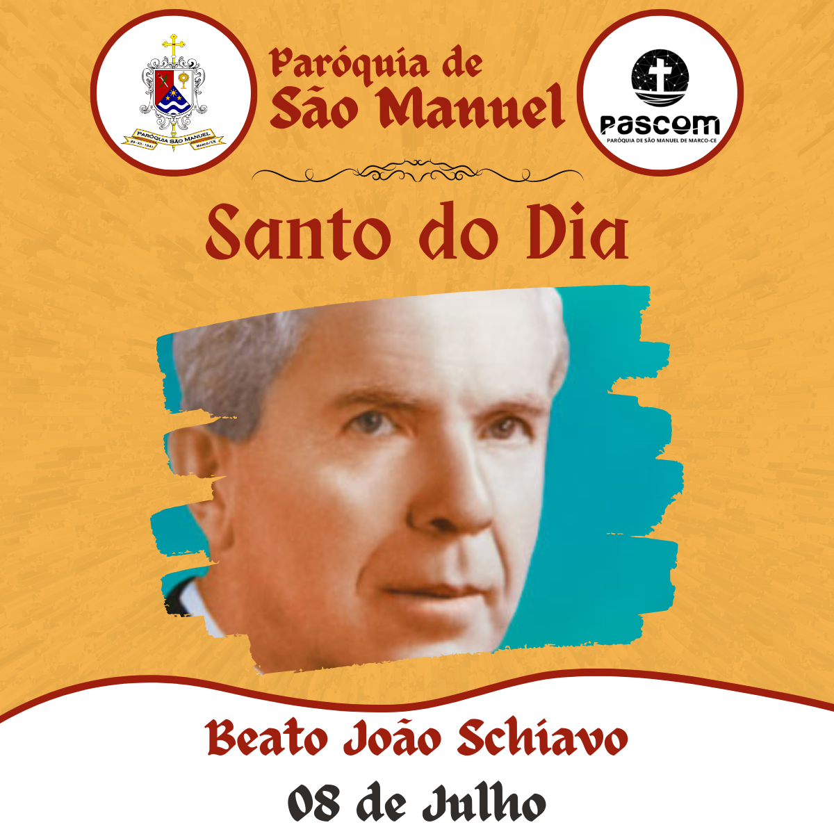 Beato João Schiavo. Créditos: Paróquia de São Manuel