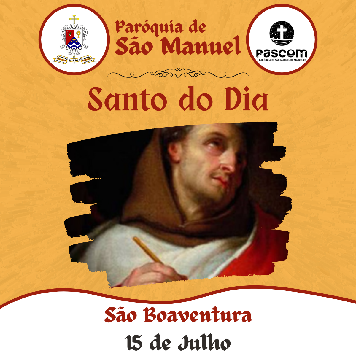 São Boaventura. Créditos: Paróquia de São Manuel