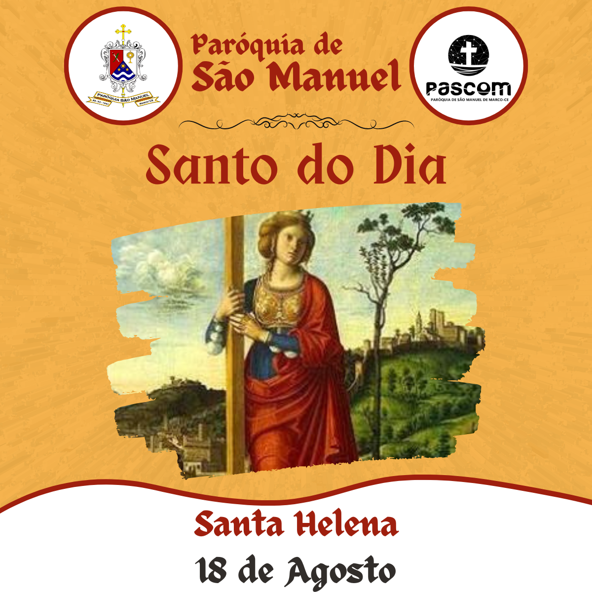 Santa Helena. Créditos: Paróquia de São Manuel